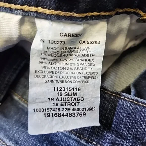 Wrangler Wrangler Vintage Boot Lagoon Jean Denim 18 Slim 26in W - Picture 6 of 12